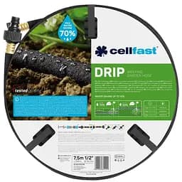 Шланг садовий DRIP для крапельного поливу 1/2" 7.5м Cellfast sad0001942 - мініатюра 2