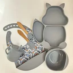 Дитячий посуд SQPR img_e4721 білка принт дерево Y21