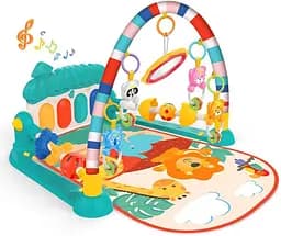 Музыкальный центр активности Baby Gyms Play Mats Kick&Play Piano Gym Tummy Time — Мягкий коврик для новорожденных