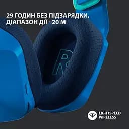 Навушники Logitech G733 Lightspeed Wireless RGB Gaming Headset Blue (981-000943) - мініатюра 3