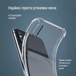 Чохол-накладка ColorWay TPU AntiShock Apple iPhone 16 Clear - мініатюра 7