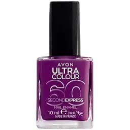 Швидковисихаючий лак для нігтів Avon УльтраКолір за 60 секунд Grape Escape 10 мл (49469323)