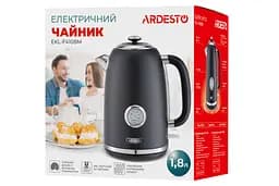 Ardesto Електрочайник EKL-F410BG 1.8 л 2200 Вт strix контроль нерж. сталь індикатор температури чорний - мініатюра 9