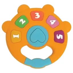 Прорезыватель для зубов Lindo, оранжевый (LI 327 пом)