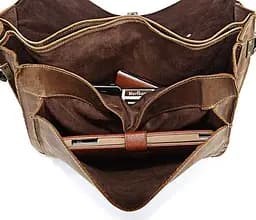 Портфель 14100 Vintage коричневий - мініатюра 4