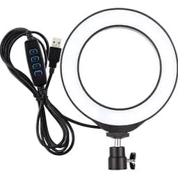 Кільцева USB LED лампа Puluz PU378 6.2"