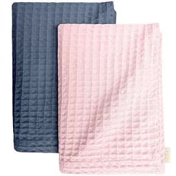Набір рушників Cosas Waffle Rose & Waffle Blue 2 шт. (SetTowel_95-Rose_130-Blue)