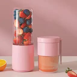 Портативний блендер/соковитискач N8 400+300ml 60W 1500mAh Pink - мініатюра 2