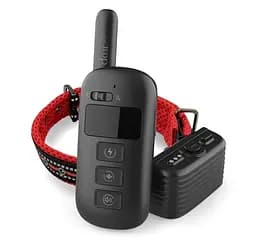 Електронний ошийник для собаки для дресирування + антилай 2 в 1 Dobe DB 500, червоний ремінець (100608)