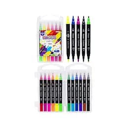 Дитячі фломастери Двосторонній COLOR-IT 195-12, 12 кольорів - мініатюра 3