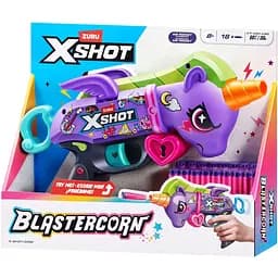 Бластер X-Shot Purple Blastercorn швидкострільний 16 патронів (36882R) - мініатюра 6