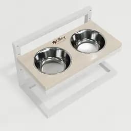 Hollky Flex S — миски на регульованій підставці для маленьких собак (2 × 0.450 л) - мініатюра 5