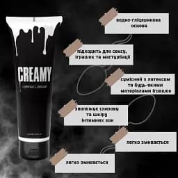 Лубрикант на гібридній основі Lovely Planet Creamy Cum 70 мл (ROZ6501053572) - мініатюра 3