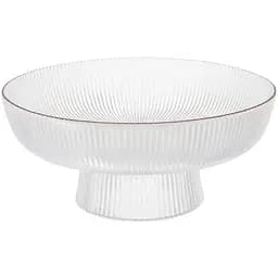 Ваза Viva Edge Clearn для фруктов на ножке 26.5х11 см (B100069)