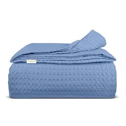 Плед-покривало Cosas Cloud Waffle Weave 110х140 см небесний (Blanket_61Cloud_WaffleWeave_110x140)