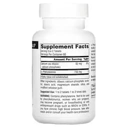 Амінокислота Source Naturals DLPA 375 mg, 120 таблеток - мініатюра 2
