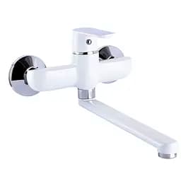 Змішувач для кухні зі стіни Globus Lux Laguna GLA-0104-7-WHITE (22563) - мініатюра 2