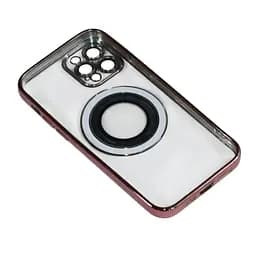Магнітний чохол XON PhoneCase Magnetic для iPhone 12 Pro (PCMC1112300P 8277) Рожевий/Прозорий - мініатюра 2
