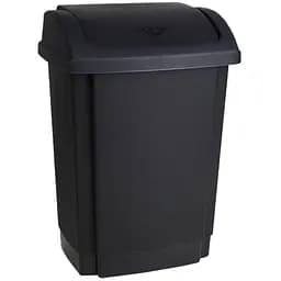 Мусорное ведро Plast Team Swing 10 л черное (1342.1)