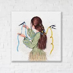 Картина постер на полотні BrushMe Політ свободи
