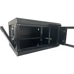 Шафа настінна GEAR 12U 19'' 530x400x600 мм, + Полиця 19, black (GWMSN-12U) - мініатюра 4