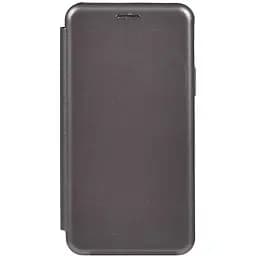Чохол-накладка Toto Book Rounded Leather Case Apple iPhone 12 Pro Max Grey - мініатюра 2