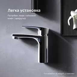 Змішувач для умивальника AM.PM Pride хром F7C02100 - мініатюра 8