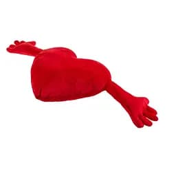 М'яка іграшка серце Red plush heart with arms 70 cm GRAJMY RAZEM 74-6066 102781 - мініатюра 2