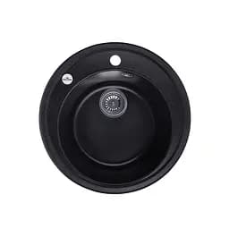 Кухонна мийка гранітна Kroner KRP Komposit SCH-510 CV027405, Чорний
