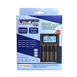 Зарядний пристрій розумний для акумуляторів АА 18650 — LiitoKala Lii-M4 black - мініатюра 2