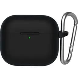 Чохол для навушників Blueo AirPods 3 Liquid Silicone Case + Carbine (Black) [64692]