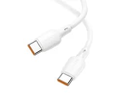 Кабель PD Borofone BX19 Double-speed Type-C to Lightning 20W білий