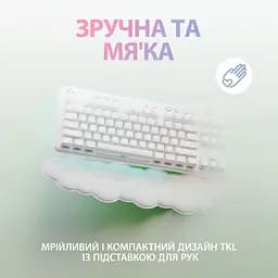 Клавіатура Logitech G715 TKL Wireless RGB GX Linear Off-White (920-010692) - мініатюра 2