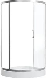 Душевая кабина Am.Pm Like 90x90 см стекло прозрачное без поддона хром матовый W83UG-315-090MT, Универсальная, прозрачная, хром матовый