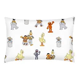 Дитяча постільна білизна в ліжечко SESAME STREET CS3, білий (Jerks_ZigYellowGrey110x160_140) - мініатюра 3