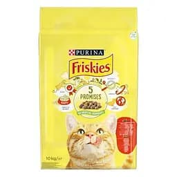 Уцінка. Сухий корм для котів Friskies з яловичиною, куркою та овочами 10 кг   - мініатюра 2