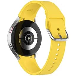 Ремінець для Samsung Galaxy Watch 6 - жовтий ширина кріплення 20мм силікон Watchbands OneLine (WB00S5432432)