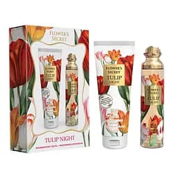Подарунковий набір жіночий Emper Flower`s Secret Tulip Night 250 мл body mist + 250 мл body lotion (MM36058) - мініатюра 2