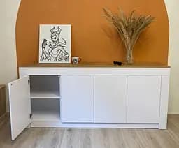 Великий комод Lion Ларрі-1 Нiмфея альба/Дуб Аппалачи (Lion-041009) - мініатюра 5