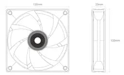 Вентилятор OCYPUS DELTA F12 120MM BK (DELTA-F12-BK1NM00X-GL) - мініатюра 6