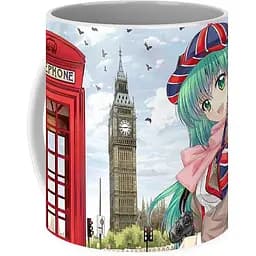 Кухоль GeekLand Hatsune Miku Хатсуне Мікі Лондон VC 02.20 330 мл білий