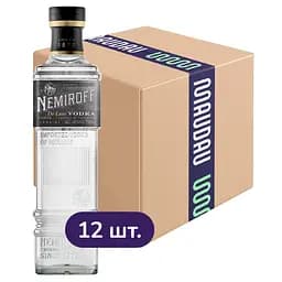 Упаковка горілки Nemiroff De Luxe 40% 8.4 л (0.7 л x 12 шт.)