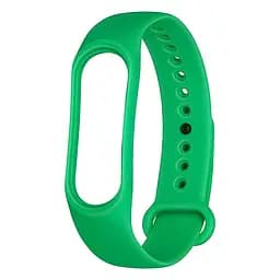 Ремешок силиконовый для Xiaomi Mi Band 3/4, 28 зеленый