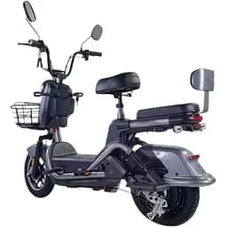 Електроскутер Двомісний Crosser CR2 (800W, 60V, 24ah графенові АБК) Сірий - мініатюра 4