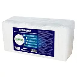 Пелюшки для собак Lucky Pet вологопоглинальні гігієнічні одноразові 60х45 см 50 шт.