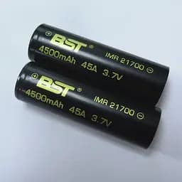 Акумулятор 21700 45A BST 3.7V 4500mah (Чорний) - мініатюра 6