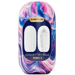 Мастурбатор Pretty Love Venus-X Coquettish Balls білий
