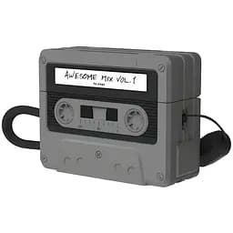 Чохол Elago Cassette Tape Case Black for AirPods Pro 2nd Gen сірий (EAPP2TAPE-BK+STR-BK)