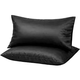 Набір наволочок Ecotton Black полісатин 50х70 см 2 шт. чорний (25253)