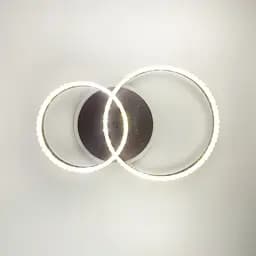 LED люстра кольору coffee із золотистою фурнітурою Line.F A 55061/2B RGB CF - мініатюра 6